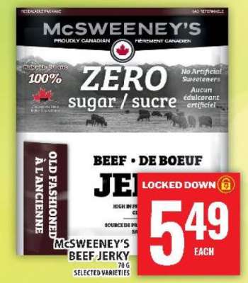 McSweeney's Beef Jerky