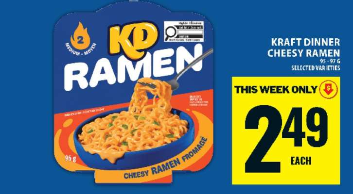 Kraft Dinner Cheesy Ramen