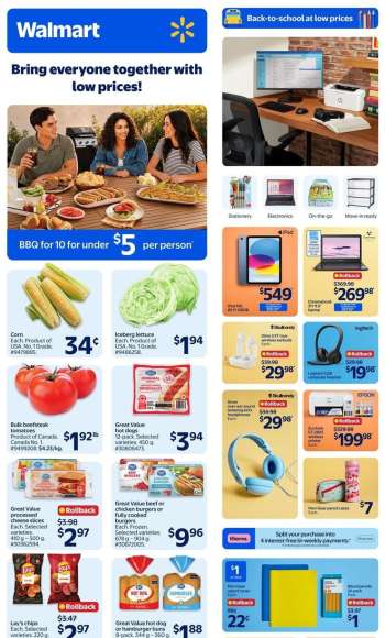 Walmart Flyer - July 30, 2026 - September 16, 2026.