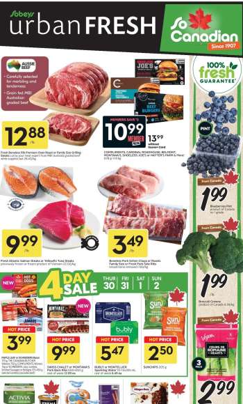 Sobeys Urban Fresh Flyer - July 30, 2026 - August 05, 2026.