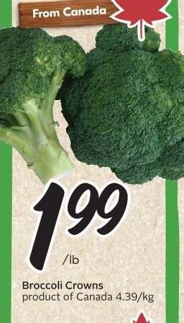 BROCCOLI CROWNS