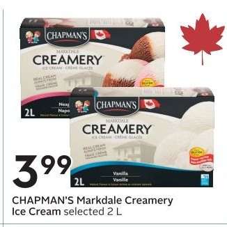 CHAPMAN'S Markdale Creamery Ice Cream