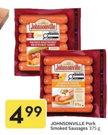Johnsonville Pork Smoked Sausages