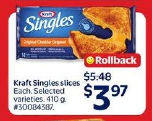 Kraft Singles slices