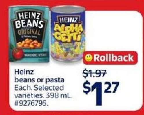 Heinz Beans or Pasta