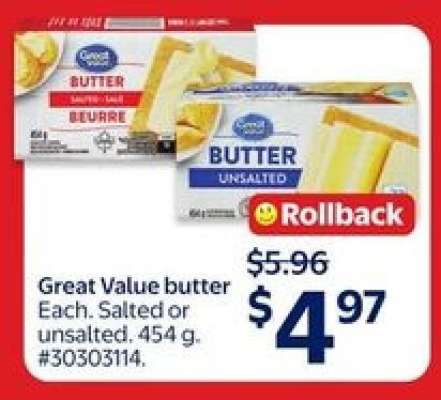 Great Value Butter