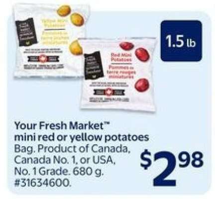 Your Fresh Market™ Mini Red or Yellow Potatoes