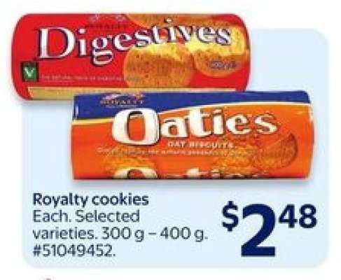 Royalty cookies