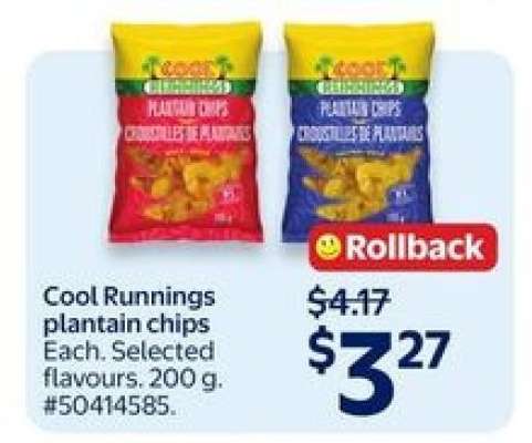 Cool Runnings plantain chips