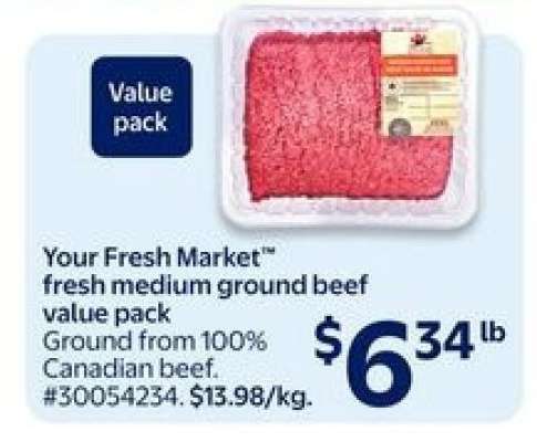 Your Fresh Market™ Fresh Medium Ground Beef Value Pack