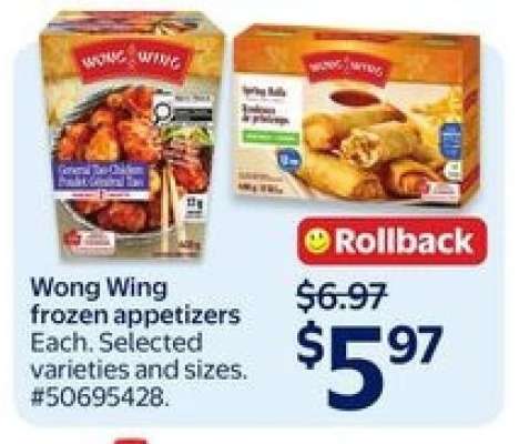 Wong Wing Frozen Appetizers