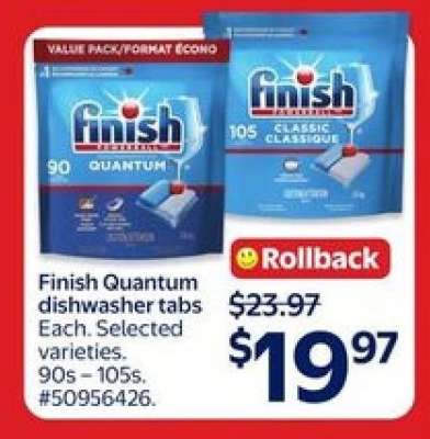Finish Quantum Dishwasher Tabs