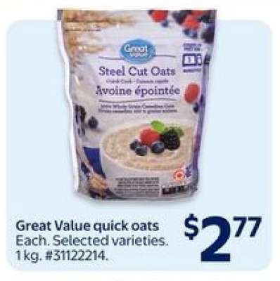 Great Value Quick Oats