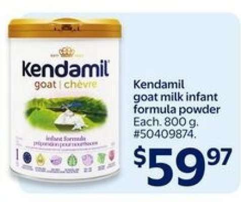 Kendamil goat milk infant formula powder