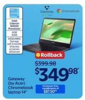 Gateway (by Acer) Chromebook Laptop 14"