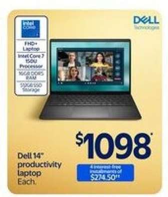 Dell 14" productivity laptop