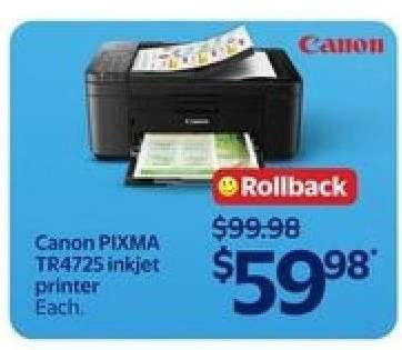 Canon Pixma TR4725 Inkjet Printer