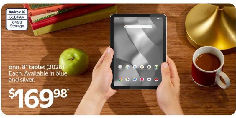 onn. 8" tablet (2026)