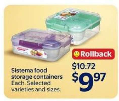 Sistema Food Storage Containers