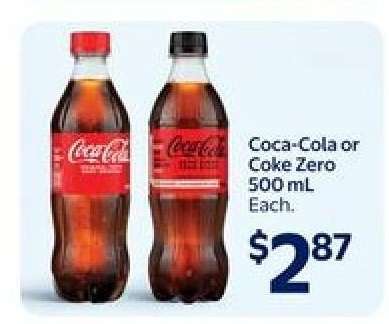 Coca-Cola or Coke Zero