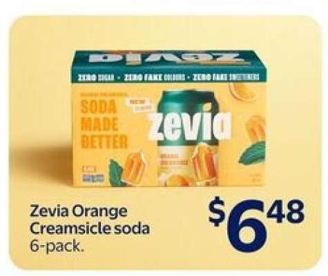 Zevia Orange Creamsicle soda