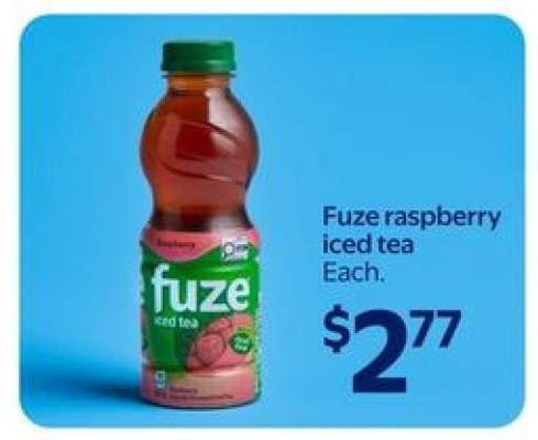 Fuze raspberry iced tea