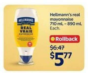 HELLMANN'S REAL MAYONNAISE