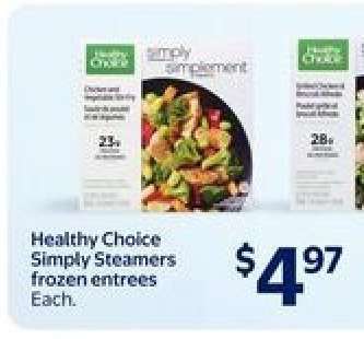 Healthy Choice Simply Steamers Frozen Entrees