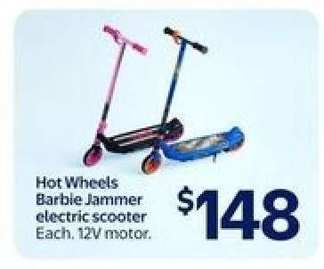 Hot Wheels Barbie Jammer electric scooter