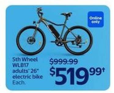 5th Wheel WLB17 adults' 26" electric bike