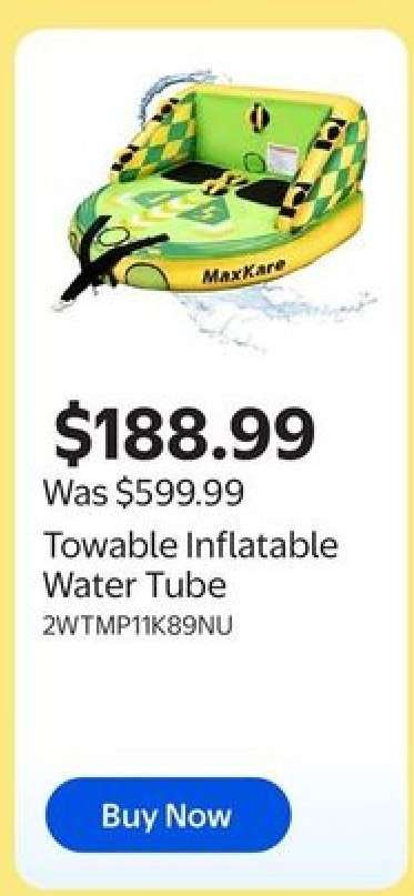 Towable Inflatable Water Tube