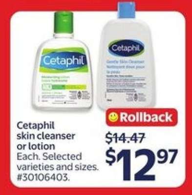 Cetaphil Skin Cleanser or Lotion