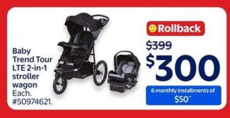Baby Trend Tour LTE 2-in-1 Stroller Wagon