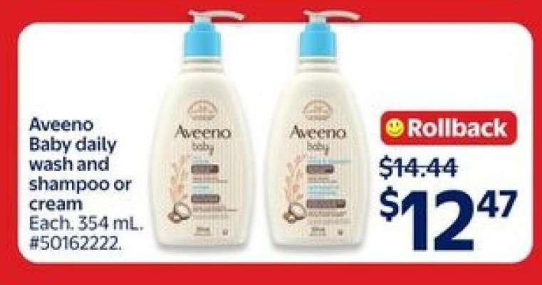 Aveeno Baby daily wash and shampoo or cream