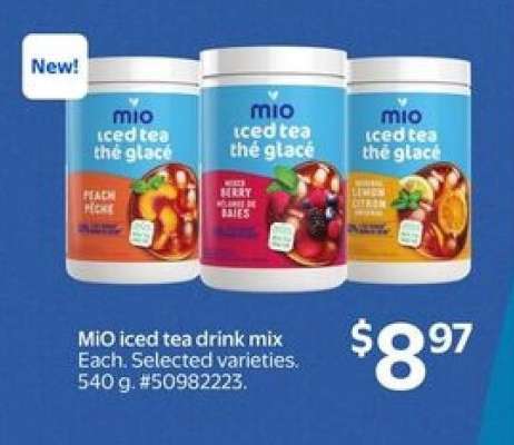 MiO iced tea drink mix