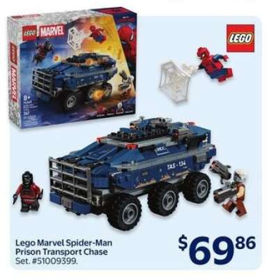 Lego Marvel Spider-Man Prison Transport Chase