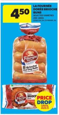 LA FOURNÉE DORÉE BRIOCHE BUNS