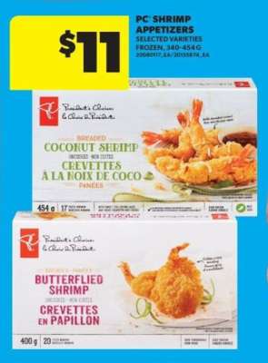 PC Shrimp Appetizers
