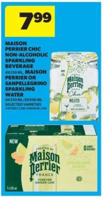 Maison Perrier Chic Non-Alcoholic Sparkling Beverage