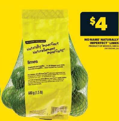 NO NAME NATURALLY IMPERFECT LIMES