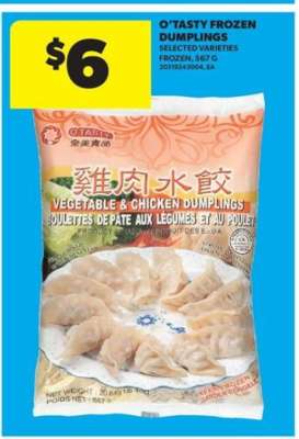 O'Tasty Frozen Dumplings