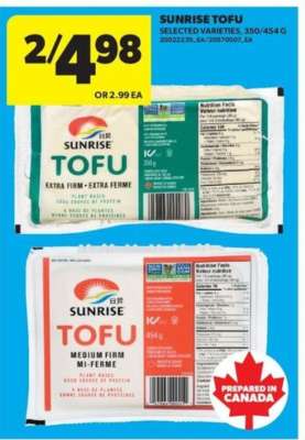 SUNRISE TOFU