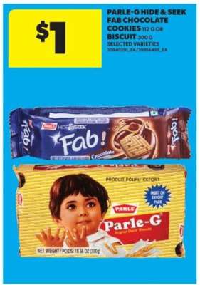 Parle-G Hide & Seek Fab Chocolate Cookies or Biscuit