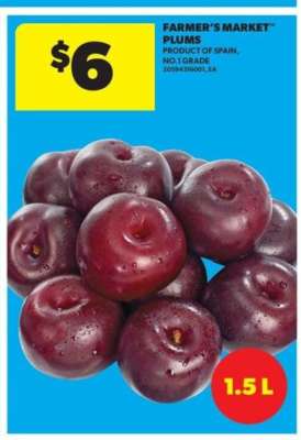 Farmer's Market Plums