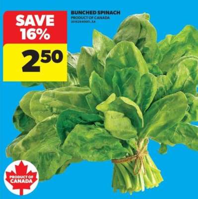 BUNCHED SPINACH