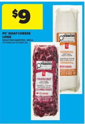 PC Goat Cheese Logs