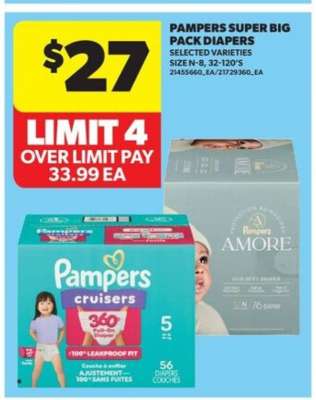 Pampers Super Big Pack Diapers