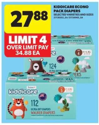 Kiddicare Econo Pack Diapers