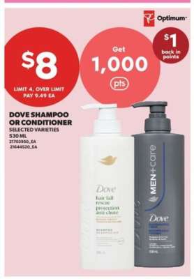 Dove Shampoo or Conditioner