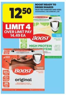 Boost Ready-to-Drink Shakes